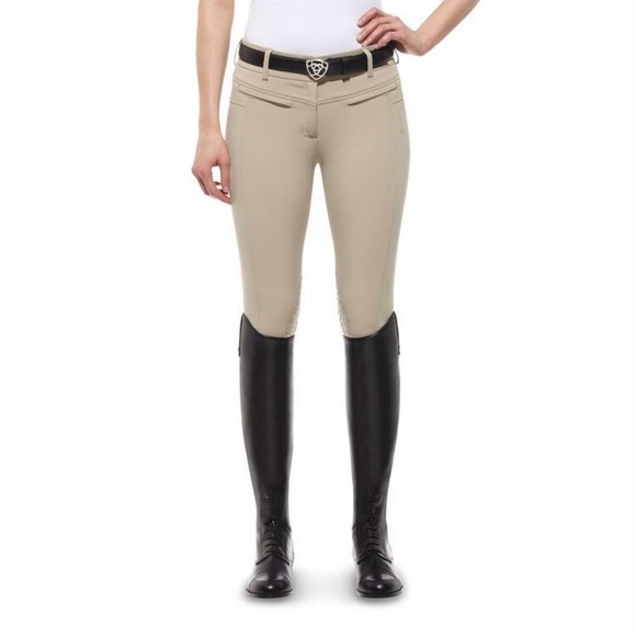 EUC ariat triumph knee patch breeches 26R tan - Picture 15 of 17